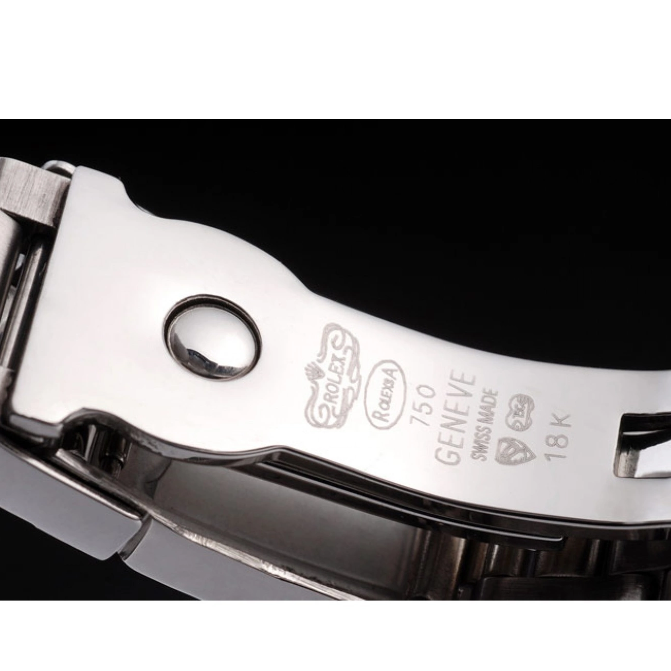 Best AAA Replica Sites Black Steel Daytona Dial Rolex Stainless Enameled Black 0603